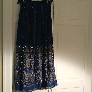 Soft Surroundings Embellished Maxi Skirt